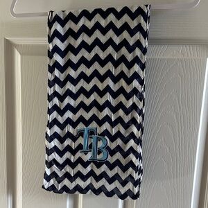 Tampa Bay Rays Chevron Patterned Infinity Scarf with TB Logo